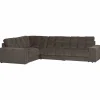 Woood Second date hoekbank links vintage warm grijs