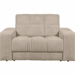 Woood Second date loveseat grove ribstof travertin