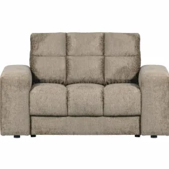 Woood Second date loveseat structure velvet wheatfield