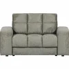 Woood Second date loveseat structure velvet frost