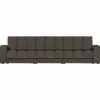 Woood Second date 3-zits bank vintage warm grijs