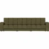 Woood Second date 3-zits bank vintage groen