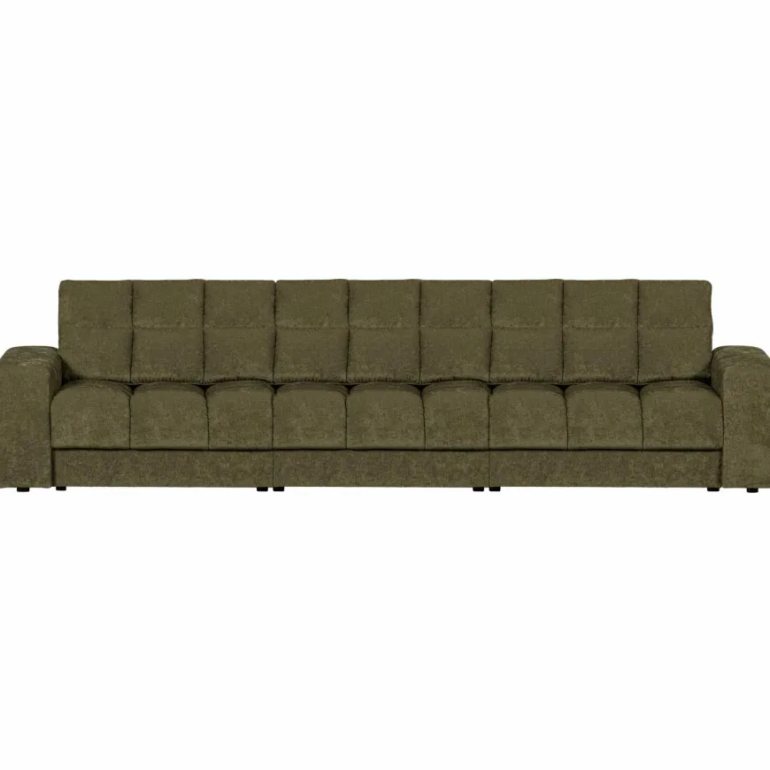 Woood Second date 3-zits bank vintage groen