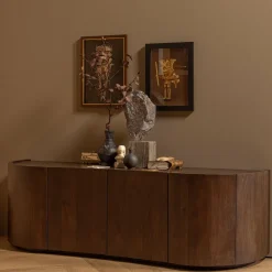 Woood Sense dressoir 4-deurs mango walnoot