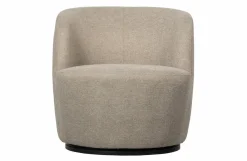 Woood Serra Draaifauteuil Geweven Stof Zand