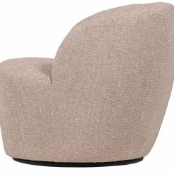 Woood Serra Draaifauteuil Naturel Melange