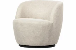 Woood Serra Draaifauteuil Geweven Stof Off White