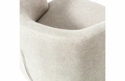 Woood Serra Draaifauteuil Geweven Stof Off White