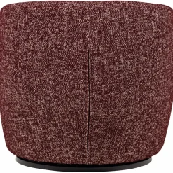 Woood Serra Draaifauteuil Bordeauxrood Melange
