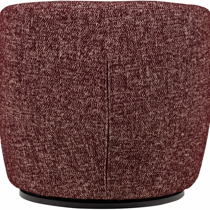 Woood Serra Draaifauteuil Bordeauxrood Melange