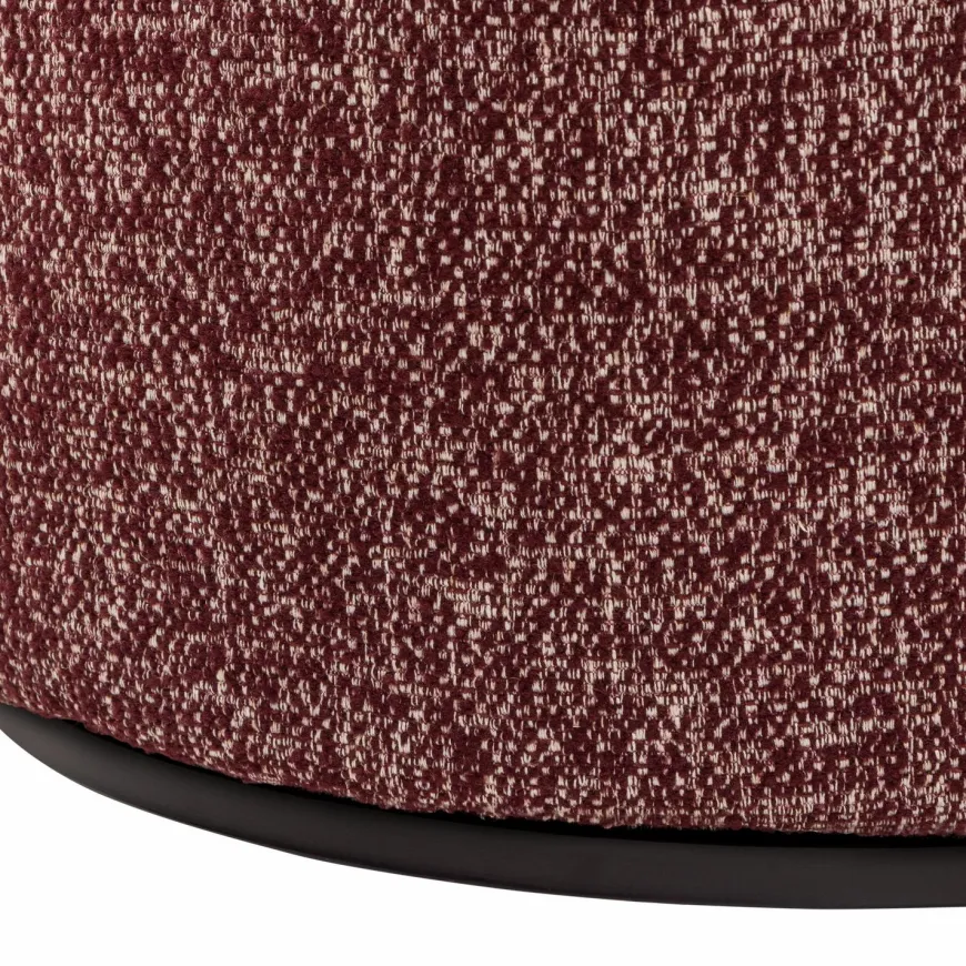 Woood Serra Draaifauteuil Bordeauxrood Melange