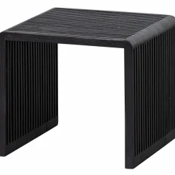 Woood Set van 2 - willa bijzettafels recycled teak zwart