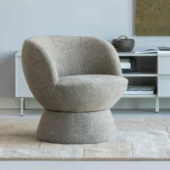 Woood Shuffle Draaifauteuil Bruin Melange
