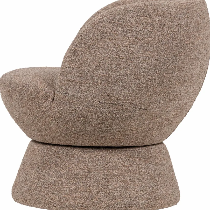 Woood Shuffle Draaifauteuil Bruin Melange