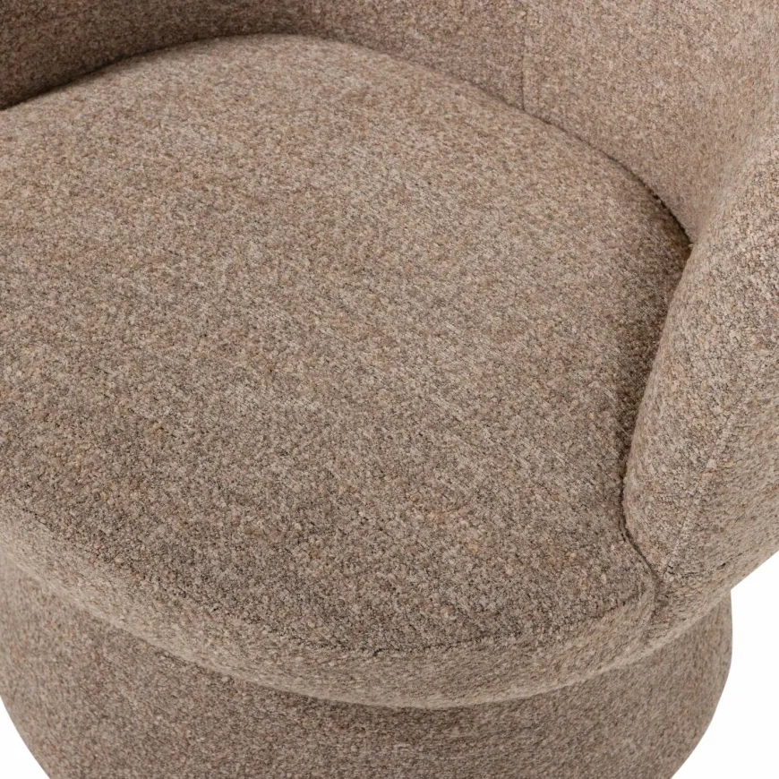 Woood Shuffle Draaifauteuil Bruin Melange