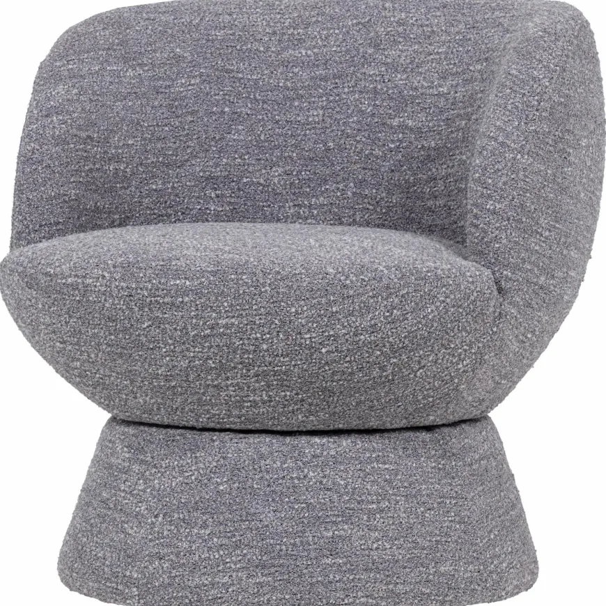 Woood Shuffle Draaifauteuil Grijs Melange