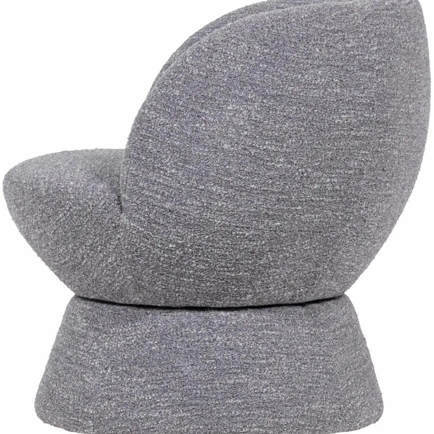 Woood Shuffle Draaifauteuil Grijs Melange