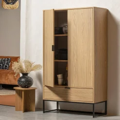 Woood Silas 2-deurs kast eiken decor [fsc]