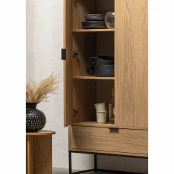 Woood Silas 2-deurs kast eiken decor [fsc]