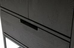 Woood Silas Hoge Kast Essen Blacknight [fsc]