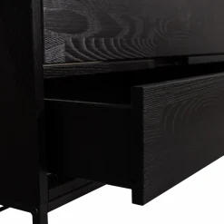 Woood Silas tv meubel 120cm essen blacknight [fsc]