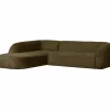 Woood Sloping hoekbank links structure velvet bonsai