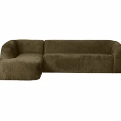 Woood Sloping hoekbank links structure velvet bonsai