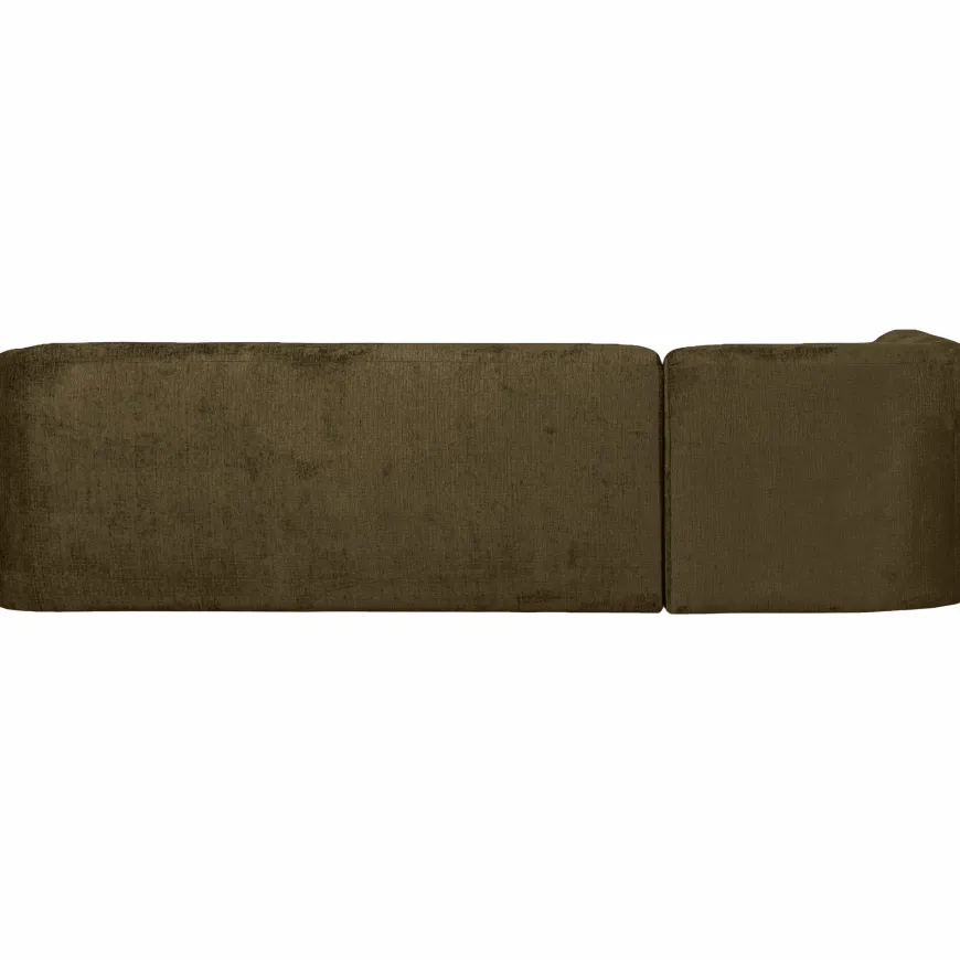 Woood Sloping hoekbank links structure velvet bonsai