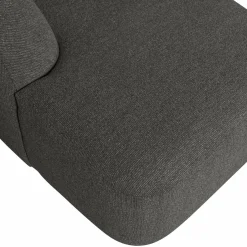 Woood Sloping u-vorm bank grijs/zwart melange