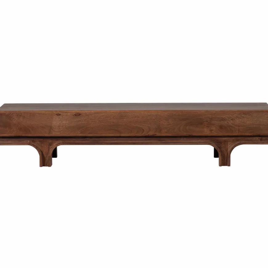 Woood Staes tv-meubel 3 lades mango hout walnoot