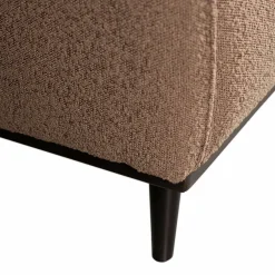Woood Statement fauteuil met arm bouclé nougat
