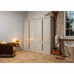 Woood Statement fauteuil met arm fluweel honing geel
