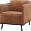 Woood Statement Fauteuil Met Arm Chenille Velvet Terra