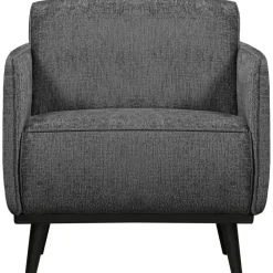 Woood Statement fauteuil met arm structure velvet mountain