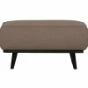 Woood Statement hocker bouclé nougat