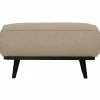 Woood Statement hocker bouclé beige