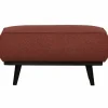 Woood Statement hocker bouclé chestnut