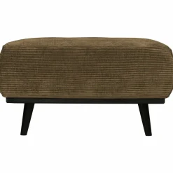 Woood Statement hocker brede platte rib rock