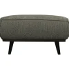 Woood Statement hocker structure velvet frost