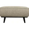 Woood Statement hocker structure velvet wheatfield