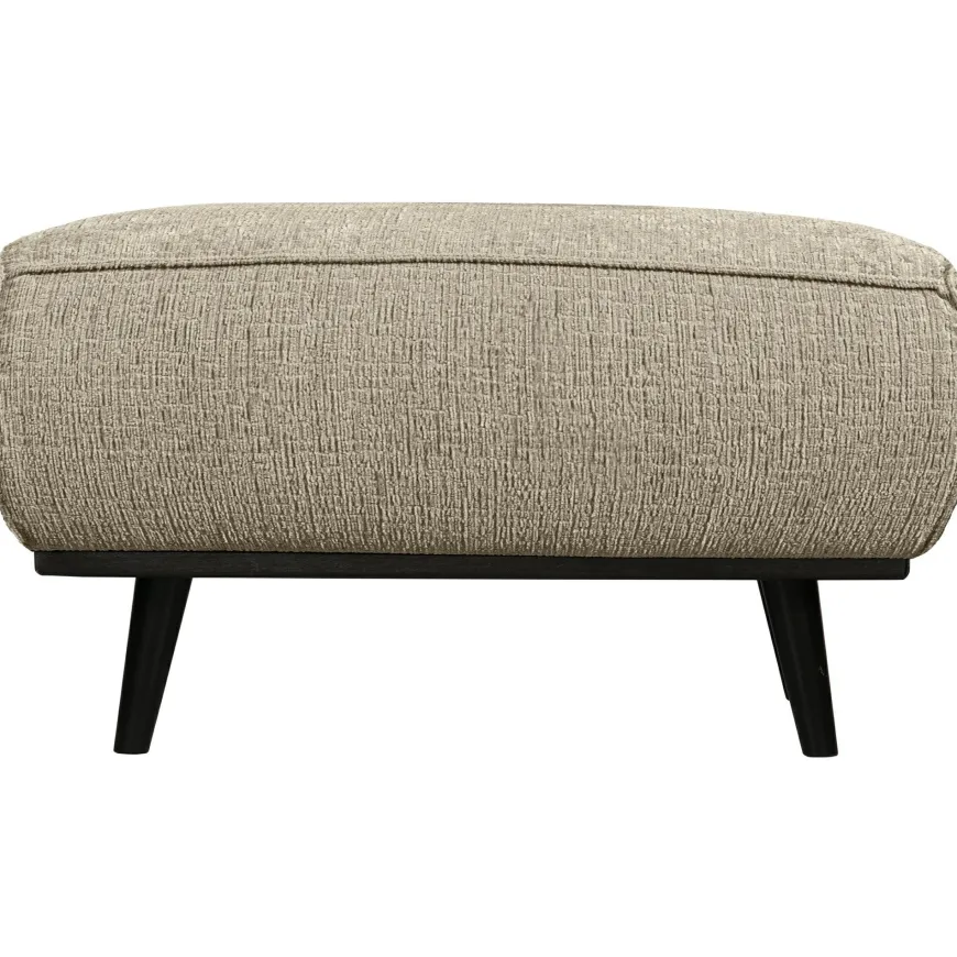 Woood Statement hocker structure velvet wheatfield