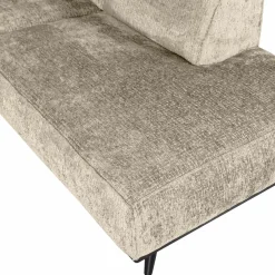 Woood Statement hoekbank rechts structure velvet wheatfield