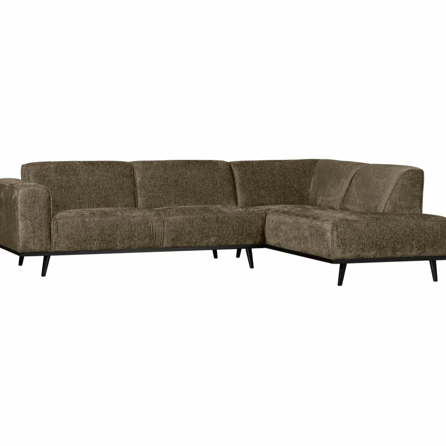 Woood Statement hoekbank rechts structure velvet bonsai