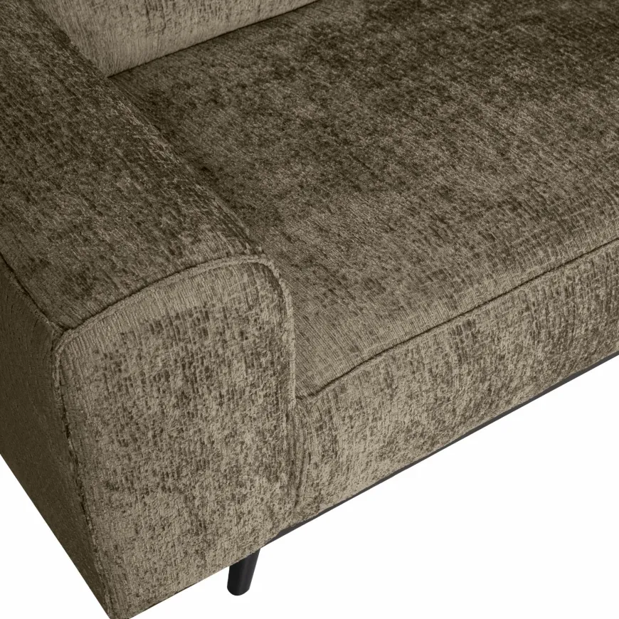 Woood Statement hoekbank rechts structure velvet bonsai