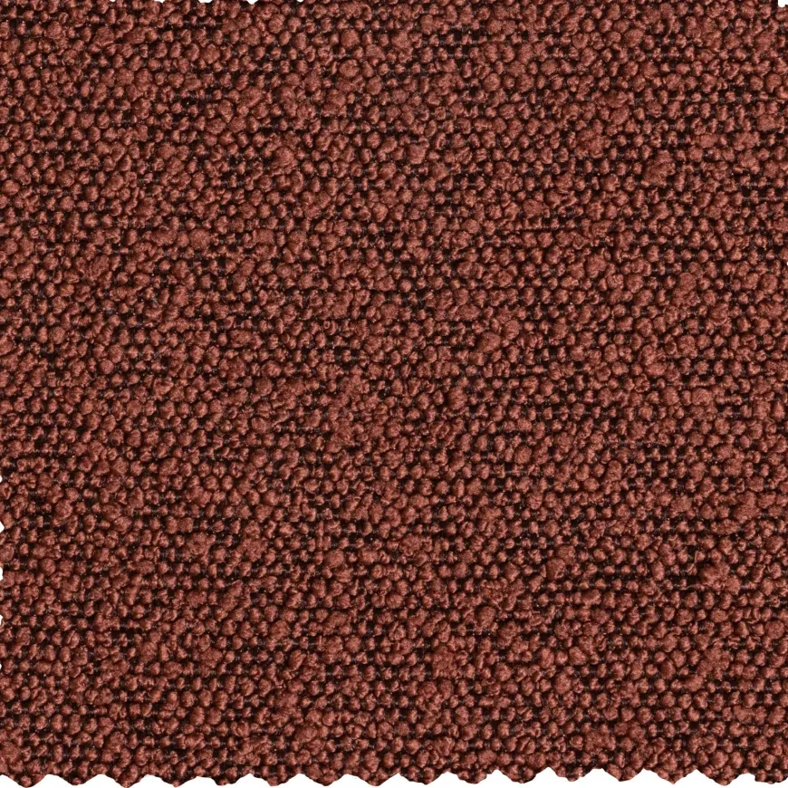 Woood Statement hoekbank links bouclé chestnut