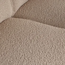 Woood Statement xl 4-zits bank 372 cm bouclé beige