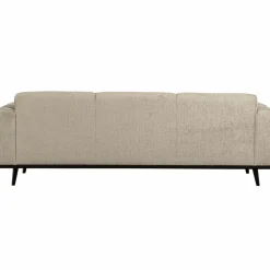 Woood Statement 3-zits bank 230 cm structure velvet wheatfield