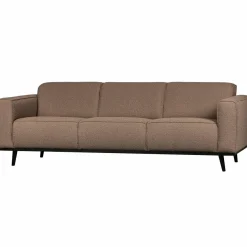 Woood Statement 3-zits bank 230 cm bouclé nougat