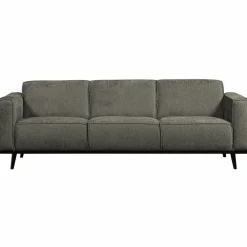 Woood Statement 3-zits bank 230 cm structure velvet frost