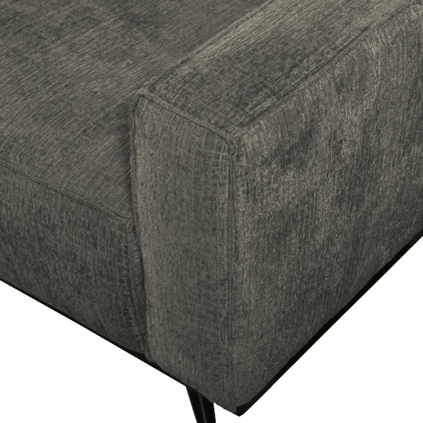Woood Statement 3-zits bank 230 cm structure velvet frost